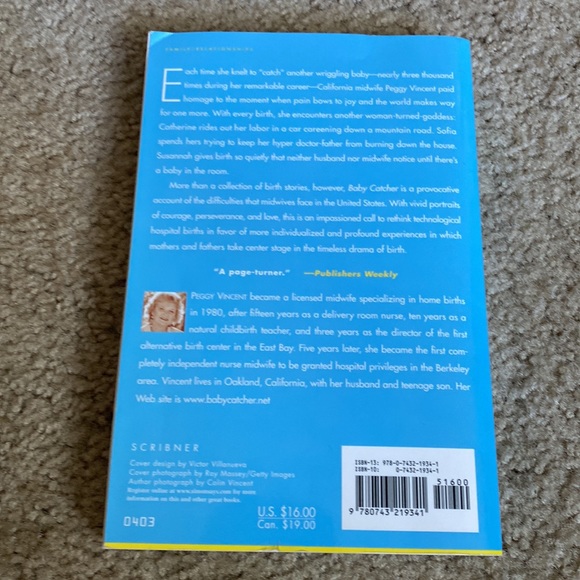 Book - Baby Catcher, Chronicles of a Modern Midwife by Peggy Vincent - Picture 2 of 4